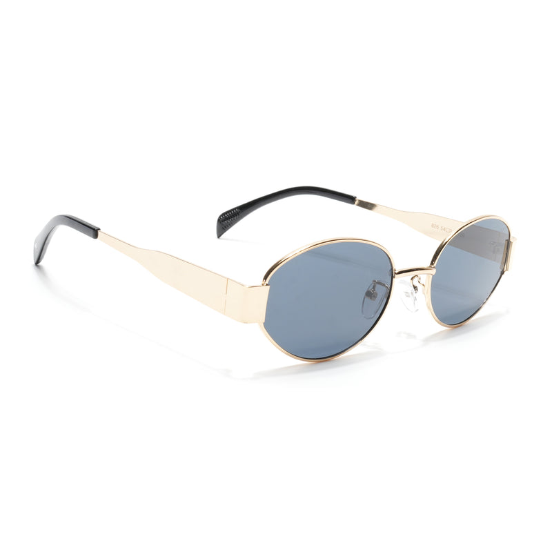 Sierra | Golden Oval Sunglasses | Grey Lens - MG7040