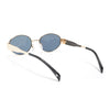 Sierra | Golden Oval Sunglasses | Grey Lens - MG7040