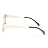 Sierra | Golden Oval Sunglasses | Grey Lens - MG7040