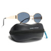 Sierra | Golden Oval Sunglasses | Grey Lens - MG7040