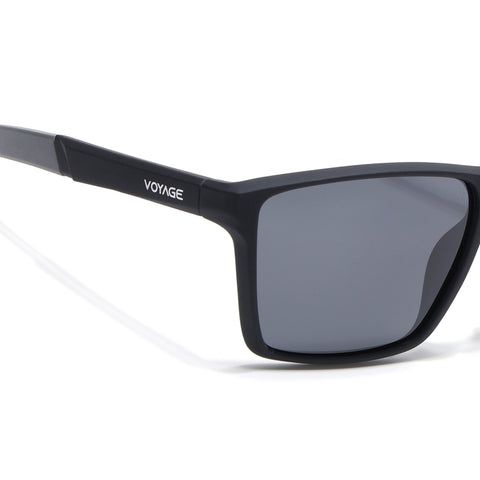 Wayfarer Polarized Sunglasses | Black Lens | Black Frame - PMG6749