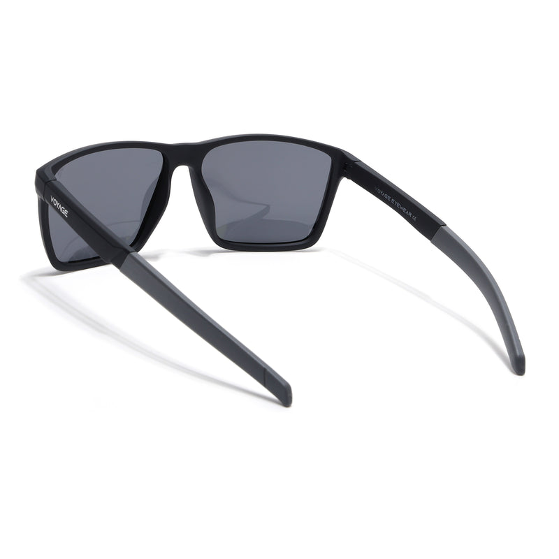 Wayfarer Polarized Sunglasses | Black Lens | Black Frame - PMG6749