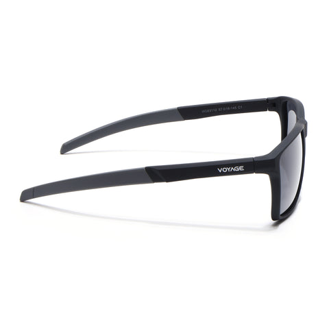 Wayfarer Polarized Sunglasses | Black Lens | Black Frame - PMG6749