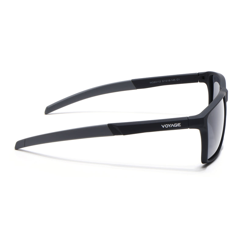 Wayfarer Polarized Sunglasses | Black Lens | Black Frame - PMG6749