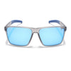 Wayfarer Polarized Sunglasses | Blue Lens | Grey Frame - PMG6750
