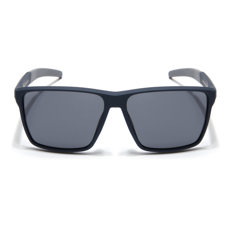 Wayfarer Polarized Sunglasses| Black Lens | Navy Blue Frame - PMG6751