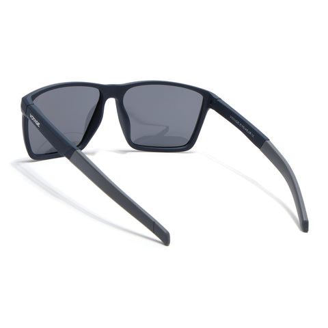 Wayfarer Polarized Sunglasses| Black Lens | Navy Blue Frame - PMG6751