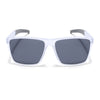 Wayfarer Polarized Sunglasses | Black Lens | Transparent Frame - PMG6752
