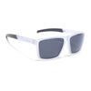 Wayfarer Polarized Sunglasses | Black Lens | Transparent Frame - PMG6752