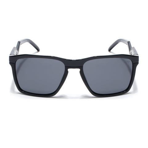 Radar 2.0 | Wayfarer Polarized Sunglasses  Black Lens | Shine Black Frame - PMG6753