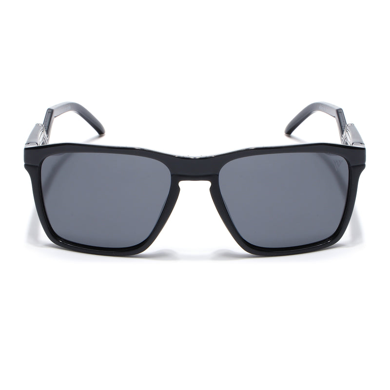 Radar 2.0 | Wayfarer Polarized Sunglasses  Black Lens | Shine Black Frame - PMG6753