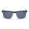 Radar 2.0 | Wayfarer Polarized Sunglasses | Black Lens | Black & Transparent Frame - PMG6755
