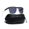 Radar 2.0 | Wayfarer Polarized Sunglasses | Black Lens | Black & Transparent Frame - PMG6755