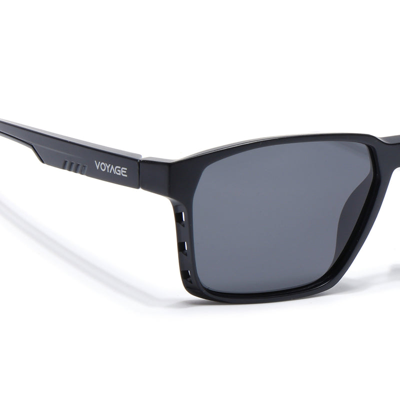 Wayfarer Polarized Sunglasses | Black Lens | Black Frame - PMG6759