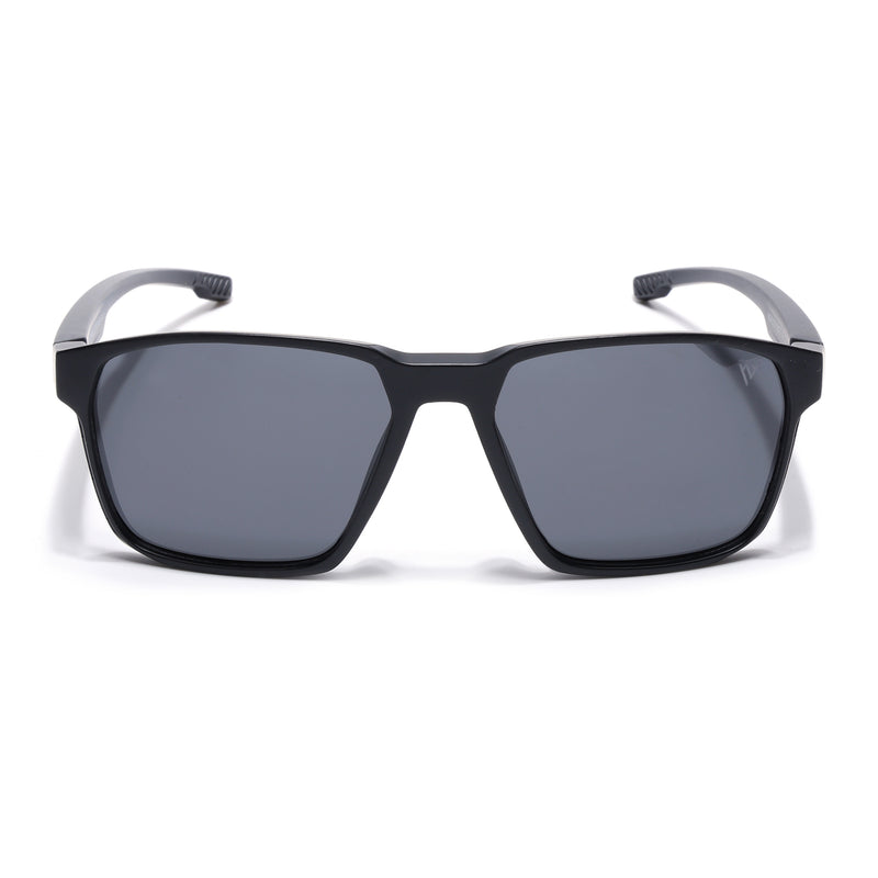 Wayfarer Polarized Sunglasses | Black Lens | Black Frame - PMG6759