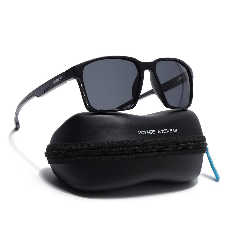 Wayfarer Polarized Sunglasses | Black Lens | Black Frame - PMG6759