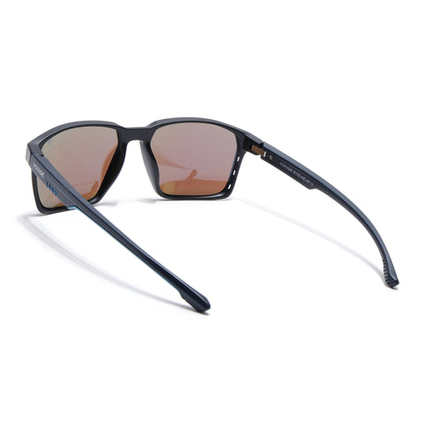 Wayfarer Polarized Sunglasses | Blue Lens | Black Frame - PMG6760
