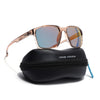 Wayfarer Polarized Sunglasses | Orange Lens | Brown Frame - PMG6764