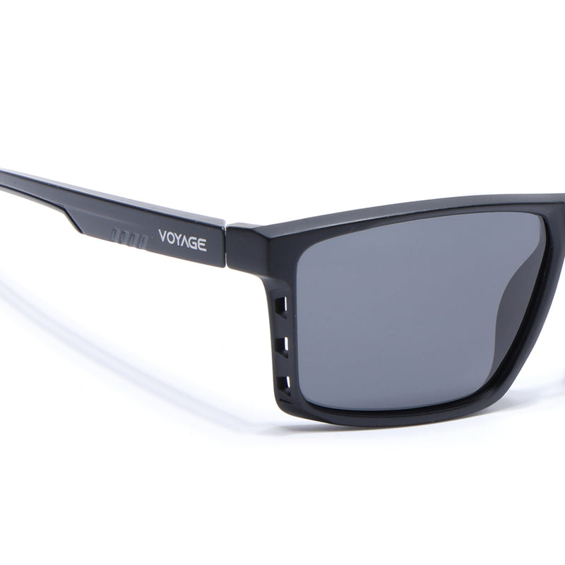Wayfarer Polarized Sunglasses | Black Lens | Black Frame - PMG6765