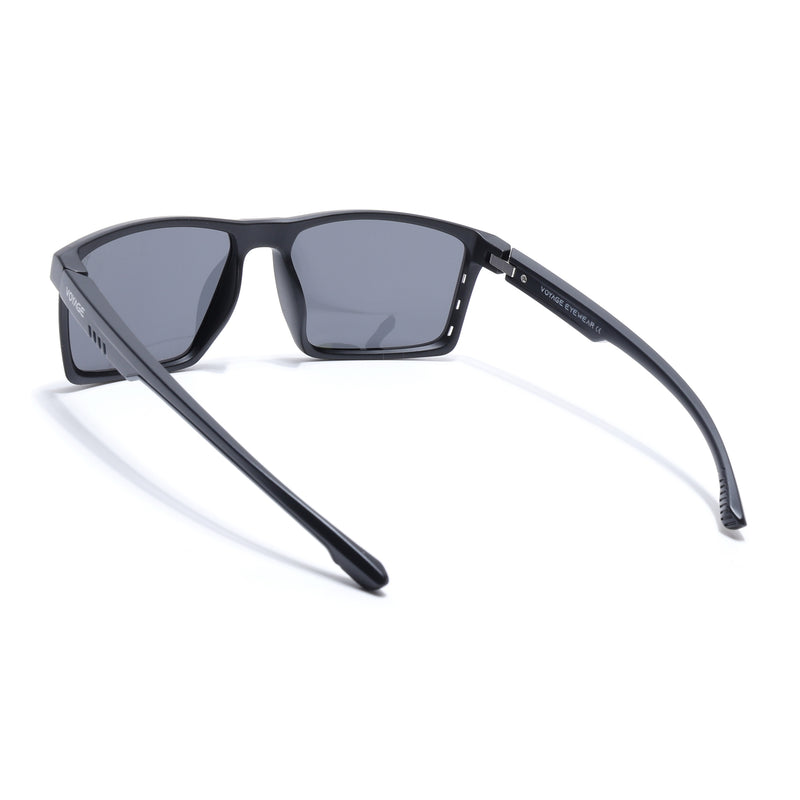 Wayfarer Polarized Sunglasses | Black Lens | Black Frame - PMG6765