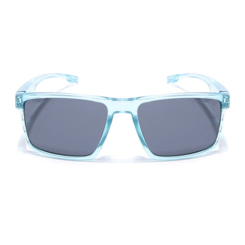 Wayfarer Polarized Sunglasses | Black Lens | Sea Green Frame - PMG6770