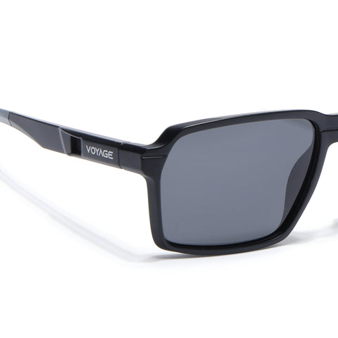 Wayfarer Polarized Sunglasses| Black Lens | Black Frame - PMG6771