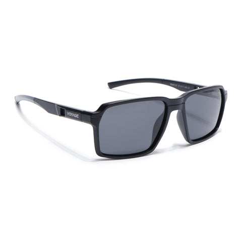 Wayfarer Polarized Sunglasses| Black Lens | Black Frame - PMG6771