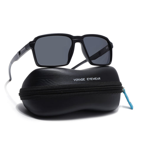 Wayfarer Polarized Sunglasses| Black Lens | Black Frame - PMG6771