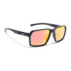 Wayfarer Polarized Sunglasses | Orange Lens | Shine Black Frame - PMG6772