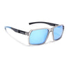 Wayfarer Polarized Sunglasses | Blue Lens | Grey Frame - PMG6774