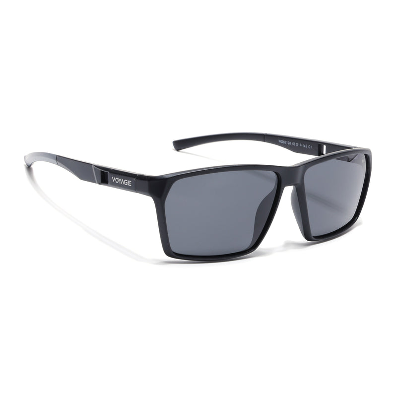 Wayfarer Polarized Sunglasses | Black Lens | Black Frame - PMG6777