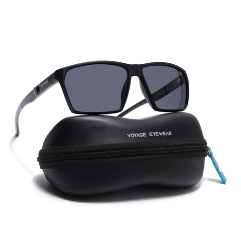 Wayfarer Polarized Sunglasses | Black Lens | Black Frame - PMG6777
