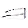Wayfarer Polarized Sunglasses | Black Lens | Grey Frame - PMG6779