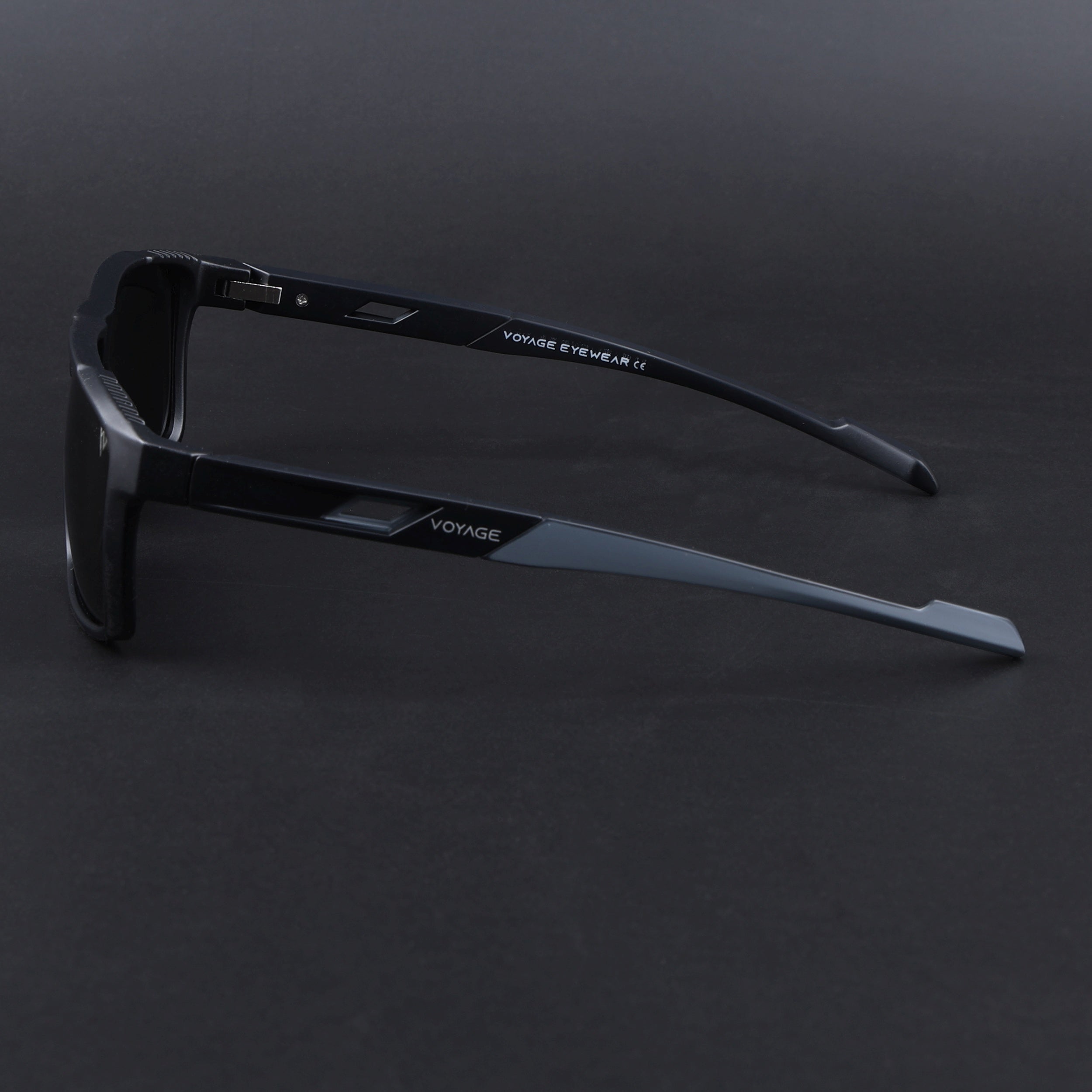 Wayfarer Polarized Sunglasses | Black Lens | Black Frame - PMG6783