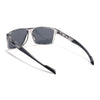 Wayfarer Polarized Sunglasses | Black Lens | Grey Frame - PMG6784