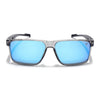 Wayfarer Polarized Sunglasses | Blue Lens | Grey Frame - PMG6785