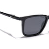 Beast | Shine Black Polarized Square Sunglasses |  PMG6633