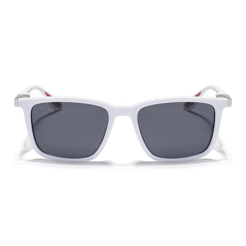 Beast | White Polarized Square Sunglasses | PMG6636