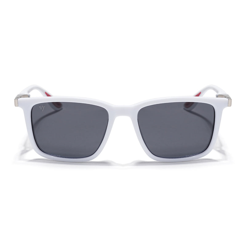 Beast | White Polarized Square Sunglasses | PMG6636