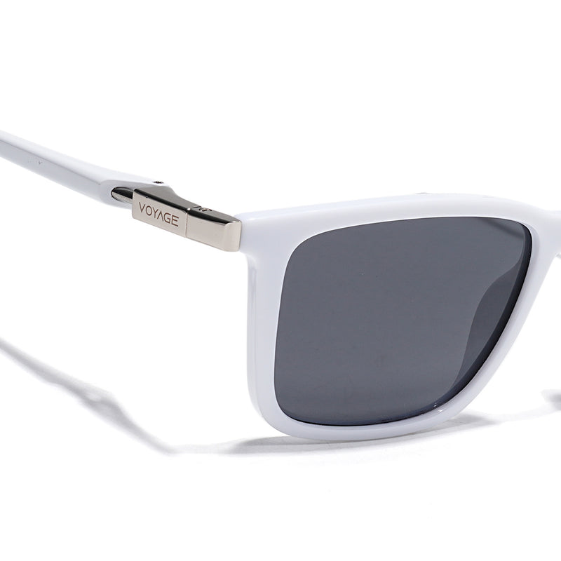 Beast | White Polarized Square Sunglasses | PMG6636