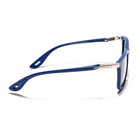 Beast | Blue Polarized Square Sunglasses | PMG6637