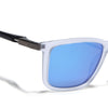 Beast | Aqua Blue Reflector Polarized Square Sunglasses | PMG6667