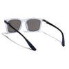 Beast | Aqua Blue Reflector Polarized Square Sunglasses | PMG6667