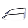 Beast | Aqua Blue Reflector Polarized Square Sunglasses | PMG6667