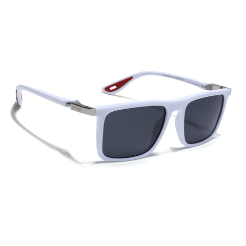 Beast 2.0 |White Polarized Square Sunglasses | PMG6649
