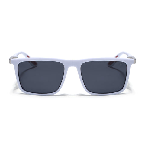 Beast 2.0 |White Polarized Square Sunglasses | PMG6649