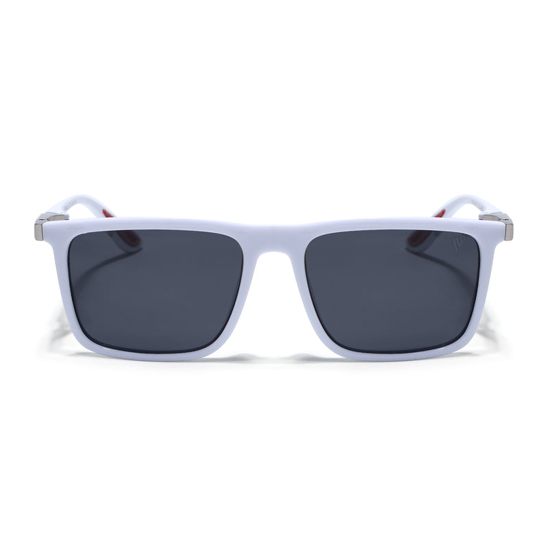 Beast 2.0 |White Polarized Square Sunglasses | PMG6649