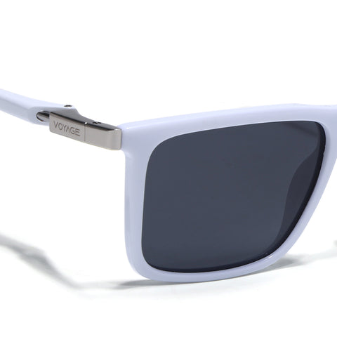 Beast 2.0 |White Polarized Square Sunglasses | PMG6649