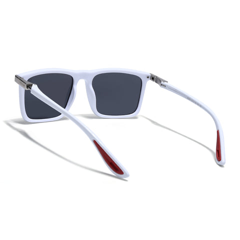 Beast 2.0 |White Polarized Square Sunglasses | PMG6649