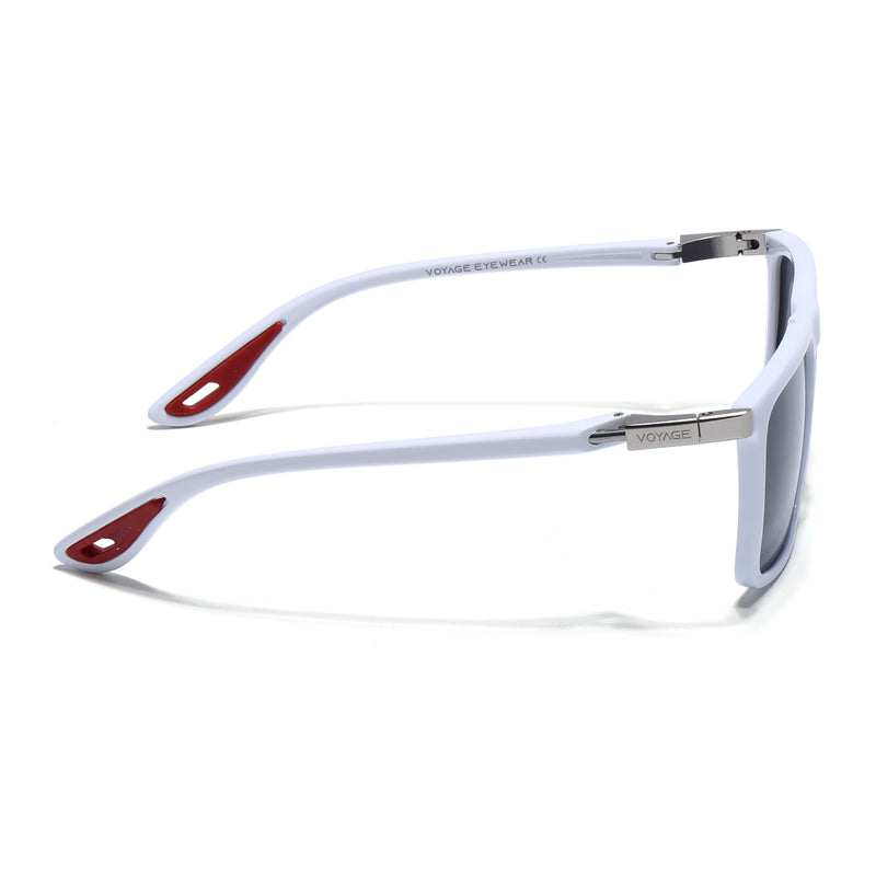 Beast 2.0 |White Polarized Square Sunglasses | PMG6649